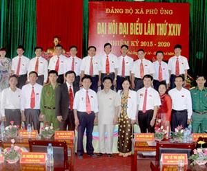 Đại hội Đảng bộ xã Phù Ủng lần thứ XXIV nhiệm kỳ 2015- 2020